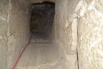 Passageway leading up to the tomb of Sneferu