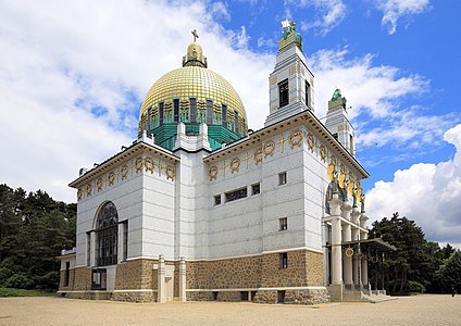 Church of St. Leopold by Otto Wagner (1902-1907)