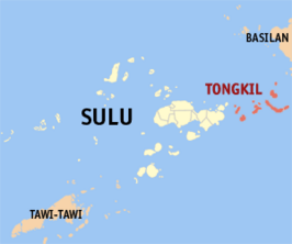Kaart van Banguingui (Tongkil)