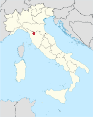 Provincia Pistoriensis: situs