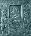 Plaquette Wijbrandus Haanstra, Rapenburg 129 in Leiden (1925)[3]