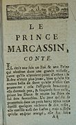 Le Prince Marcassin,