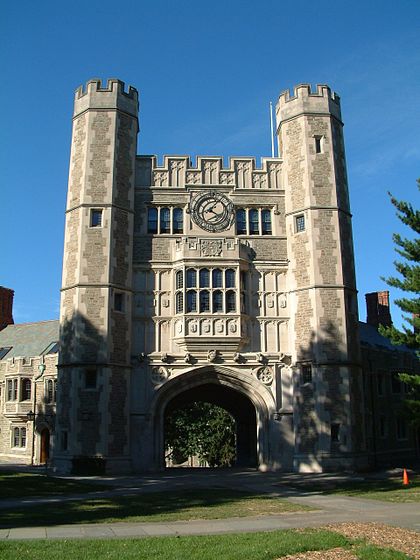 김규식의 모교 프린스턴 대학교. 김규식은 프린스턴 대학교에서 석사학위를 받았다.