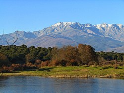 Il fiume Tietar e il picco di Almanzor