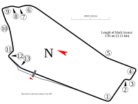 Sandown (Australia) track map.svg