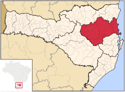 Vale do Itajaí - Localizzazione