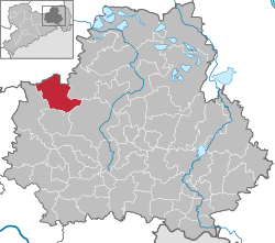 Schwepnitz na mapě