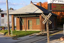 Rail station at Shrewsbury