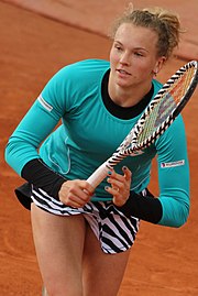 Kateřina Siniaková was part of the winning women's doubles team. It was her eighth major title.
