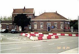 Ancien bâtiment de la gare (démoli).