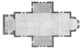 Galerieplan von 1866, gezeichnet vom Architekten Christian Hansen