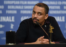 Sudanese filmmaker Suhaib Gasmelbari during a press conference on the sidelines of the 69th edition of the Berlinale, on February 16, 2019, in Berlin (Germany). (EKATERINA CHESNOKOVA / SPUTNIK)