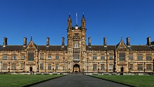 University of Sydney in Sydney, Australia SydneyUniversity MainBuilding Panorama (cropped).jpg