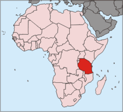 Mapa ya Tanzania