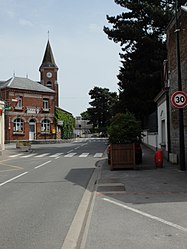 The centre of Tilloy-lès-Mofflaines