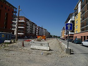 Aménagement de la rue Cécile Brunchvicg en 2010