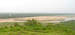 Vamsadhara River as seen from Salihundam.jpg