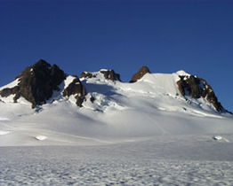 The summit of Mount Olympus from the Blue Glacier