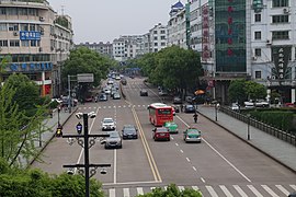 Jalan raya di kota Quzhou