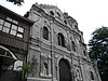 0680jf Церковь Санта-Ана Главный правый фасад Статуя Внешний дворик Manilafvf 01.jpg