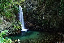 鼓ヶ滝。 所在地は兵庫県神戸市の有馬温泉。