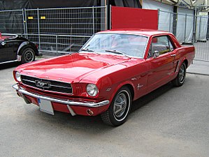 English: 1965 Ford Mustang 2D Hardtop frontvie...
