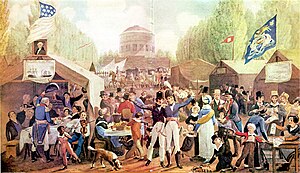 Philadelphians celebrating Independence Day. 1819.