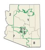 Congresdistricten van Arizona sinds 2003