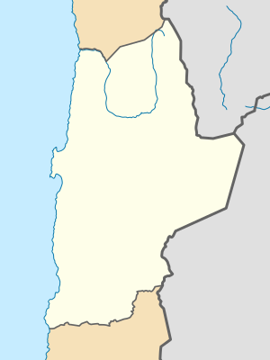 Mapa de localización de Región de Antofagasta