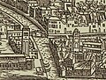 Barbari, particolare con il Ponte delle Guglie, 1500