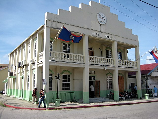 Das Rathaus in Belize City