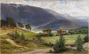 Norjalainen maisema, 1897
