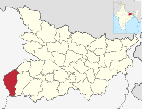 Localisation de District de Kaimur
