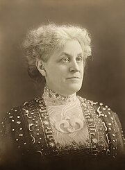 Carrie Chapman Catt, President of the National American Woman Suffrage Association, organized the "Winning Plan" that helped secure passage of the Nineteenth Amendment. Carrie Chapman Catt - National Woman's Party Records.jpg