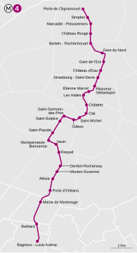 地理的に正確な路線図