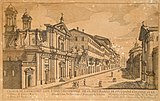 Church and Hospital of San Giacomo on the Corso in the 18th century