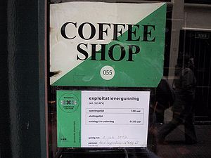 City license for a cannabis coffee shop in Ams...