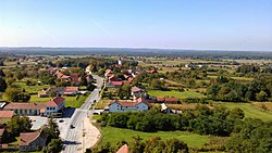 Aerial view of Gornji Draganec