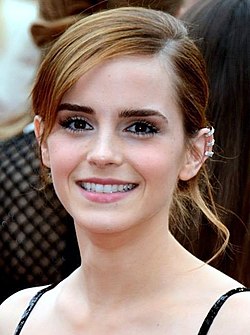 Filmová představitelka Hermiony, Emma Watsonová