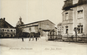 La vecchia chiesa attorno al 1914