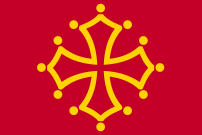 Coat of arms of the province of Languedoc, now being used as an official flag by the Midi-Pyrénees region as well as by the city of Toulouse
