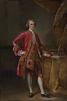 Frederick Calvert, 6th and last Baron Baltimore, "conceited, frivolous, and dissipated" Frederick Calvert, 6th Baron Baltimore, by Johann Ludwig Tietz (1750).jpg