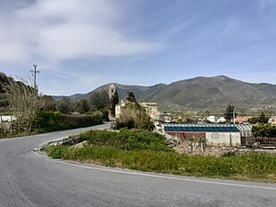 A gêxa dedicâ a San Steva de Massà(r)u, vista du cumplessu [2]