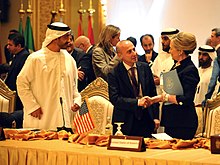 Giorgio Starace with Hillary Clinton