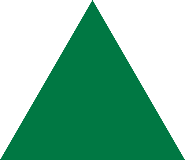 File:Green equilateral triangle point up.svg