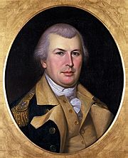 Charles Willson Peale painted a portrait of General Greene from life in 1783, which was then copied several times by C.W. Peale and his son, Rembrandt Peale.