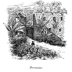 Di dalam Groß-Friedrichsburg. Pemandangan pada Februari 1884.