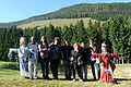 Group photo at Giardino Botanico Alpino Viote