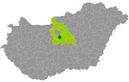 Distretto di Gyá – Mappa