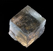 Natriumchlorid-Kristall mit kubischer Struktur